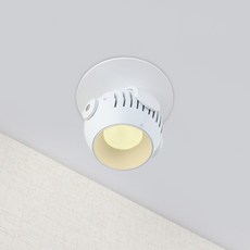 WONHA DS Huey COB 圓形 LED 嵌入式燈 10W 無閃爍, 白色 + 黃光, 1個