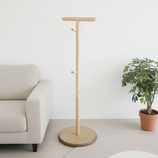 Supsokae 迷你原木包包掛架, 自然色