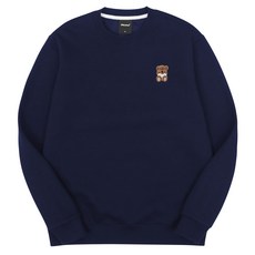 okstar 男女通用迷你睏睏熊刺繡特級雙面棉大學T