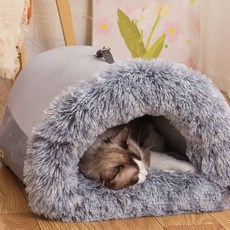 DING DONG PET 寵物愛斯基摩洞穴躲貓貓屋, 灰色