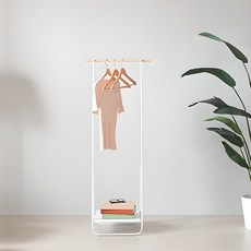 衣架專家 立式衣帽架 A, 白色