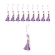 홈앤라이프 短流蘇, 紫色, 10個