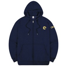 Crossdot 左側燙金連帽拉鍊外套 CHD_0013