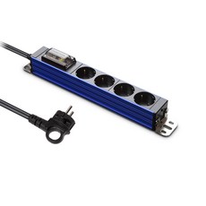 Hyundai Electric 伺服器用 鋁製高容量延長線 4孔 HDSVAL-GN415B, 1.5m, 太空藍, 1個