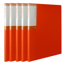 玄風 10頁 Frontier 索引A4文件夾, 5個, 橘色