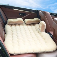 停車場氣墊 132 x 80 厘米 + 枕頭 + 插孔套組, 米色, SUV類型