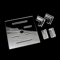 Mimineaqua 魚缸 4t 壓克力蓋 30方缸適用 + 支撐夾 4入組, 1套, 單一顏色