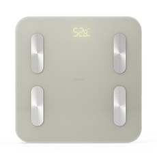 무아스 스마트 체성분 체중계, MBCS3, 베이지, 1개