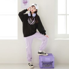 Nanajuni 女童愛心標籤上下裝套裝