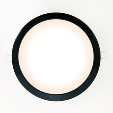 Gaon LED 40W燈泡色LED筒燈 230*230*60mm, 黑色, 1個