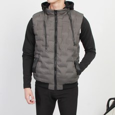 MINEFLOW 男性機能性連帽羽絨背心