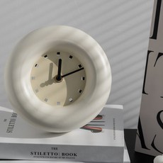 Slowing 釉面桌鐘 180 x 45 mm, 白色