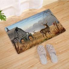 더플로우컴퍼니 북유럽 뿔사슴 미끄럼 방지 매트, no17