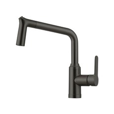 BK單孔廚房水龍頭 黑色 BK 307, 1個