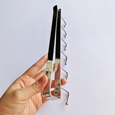 리빙에스 심플한 색상 선반 컵 보관 걸이형, 실버, 1개