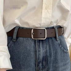 엘쏘 여성용 스퀘어 캐주얼 베이직 사각 기본 벨트