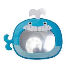 쁘띠베베 자동차 후방안전거울 고래, 혼합색상, 1개