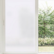 무점착창문시트지 TW001-1, 안개, 폭 122cm x 길이 1m