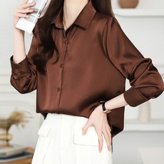 The Syrup 女性無皺抗皺基本款襯衫 B