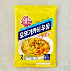 오뚜기 카레우동 부드러운맛 2인분, 740g, 1개