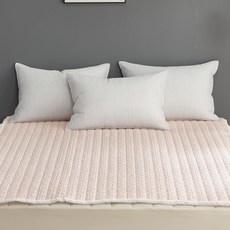 지베딩 메이린 시어서커 여름 패드겸 카페트, 코랄