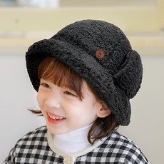 bayb 베이비 아동용 뽀글이 방한 털 보온 벙거지