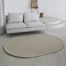 BLEDIK HOME MAVE 四季可水洗不規則橢圓形地毯