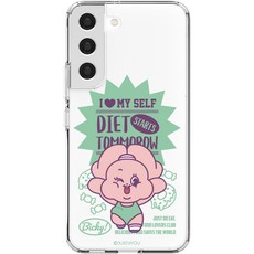 JUST4YOU 아이컬러즈 빅키 투명 휴대폰 케이스