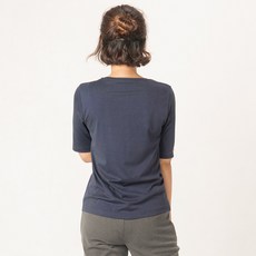 뒤란 여성용 PK 라운드 5부 티셔츠 DTF3W-4126