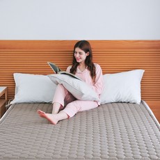 Zerber 石墨烯碳纖維雙面電熱墊, 沙米色, S(1100 x 1950mm)