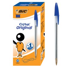 BIC 比克 Crystal原子筆 1mm, 1個, 藍色