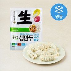 풀무원 생만두 고기배추 (냉동), 400g, 1개