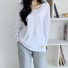 후니네 바코드유넥 임산부 티셔츠