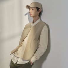 BASIC HOUSE 刷毛絨毛貼合背心 LWVT7101