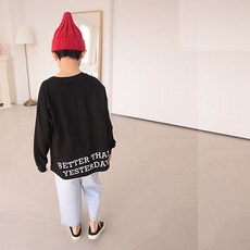 sonyun market 兒童款 Yesterday 羅紋長袖T恤