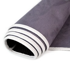 House of Seoha 花牌遊戲墊 人造麂皮 特大款, 灰色