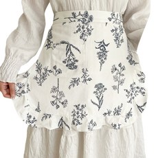 Bareunliving 蘇菲亞腰部圍裙, 花卉, 1個