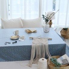 Suga Mom TPU防水桌布, 風之花, 6人座(145 x 175cm)