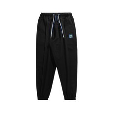 Auls男款基本款亮點布貼運動訓練褲 #9928