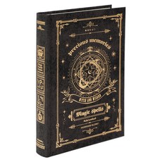 morning glory 魔法咒語書 ver.2 筆記本 黑色, 1個