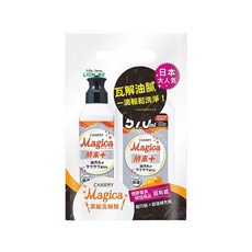 LION 獅王 CHARMY Magica 濃縮洗潔精套裝 瓦解油膩一滴輕鬆洗淨, 790ml, 1組