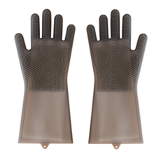 矽膠廚房手套 RD_1351, 黑色的, 1套