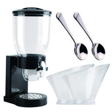 COVING 麥片分配器+湯匙 2入+斜角型刨冰碗組 S號 2入, 1組