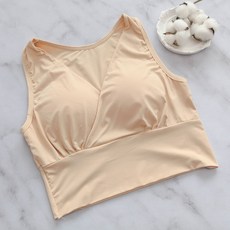 글램공감 페일 스포츠 노와이어 브라탑