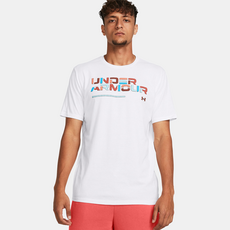 Under Armour 安德瑪 男士 UA 撞色文字標誌短袖 1382829-100
