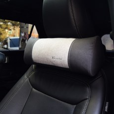 Block Nine 塗層Alcantara車用腰枕頸枕 BL002, 鑽石黑