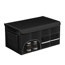 喵汪森林 車用儲物收納箱, 黑色