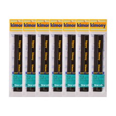KIMONY Hi-Soft EX 羽球握把布 KGT100, 黑色, 7個