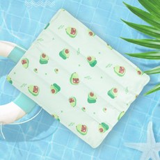 반려동물 지앤와이 방수 아이스 젤 쿨매트 사각, 아보카도, 1개