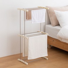 Parisien LVAI 迷你雙層曬衣架, 米色